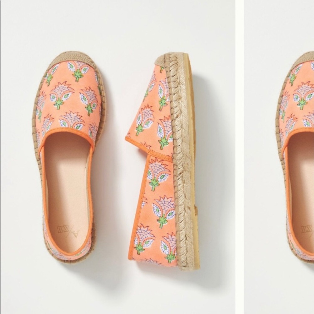 Espadrilles size 39/8.5 SZ Blockprints exclusive for Anthropologie
